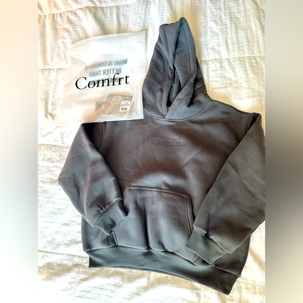 Comfrt Kids Signature Hoodie Steel Grey